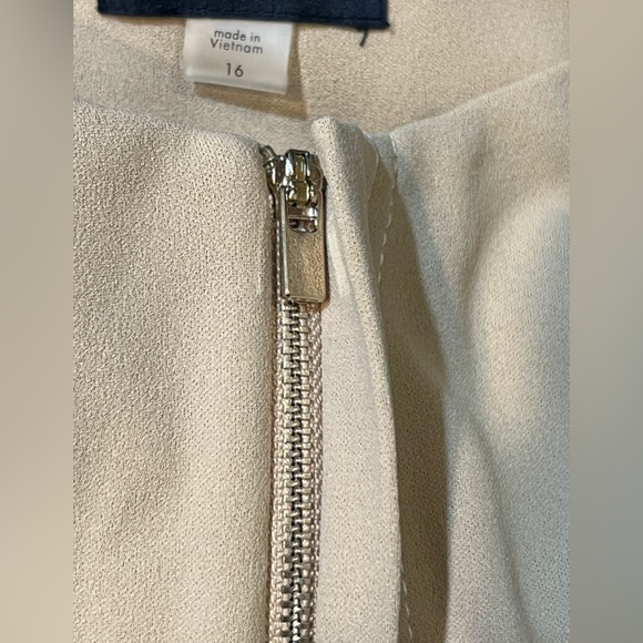 NWT Tommy Hilfiger Women’s sz 16 sleeveless, collarless, front zipper dress - Picture 5 of 13